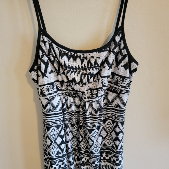 Long Aztec Print Dress - Picture 1 of 4